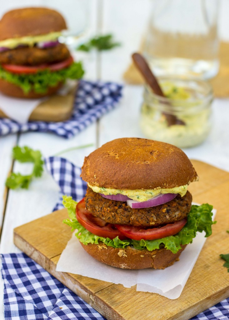 https://www.shelikesfood.com/wp-content/uploads/2014/06/Smokey-Sweet-Potato-Black-Bean-Brown-Rice-Veggie-Burgers-with-Curry-Cilantro-Mayo-9968-733x1024.jpg