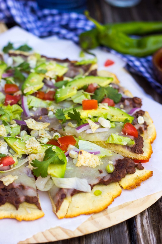 Hatch Green Chili Mexican Pizza - She Likes Food