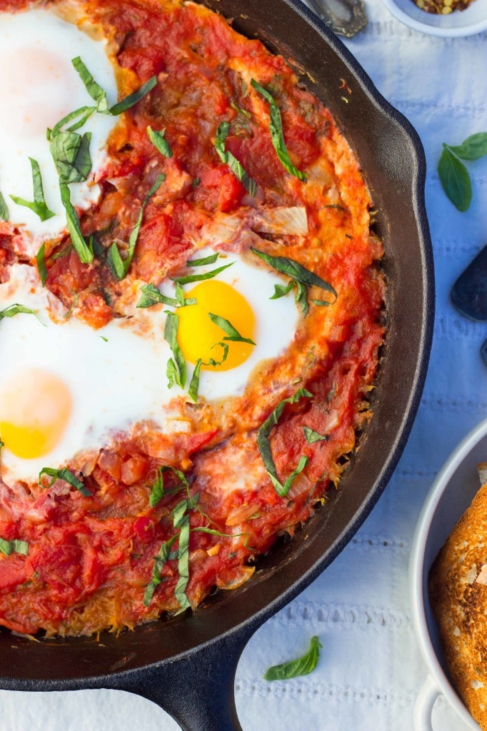 Eggs In Purgatory With Spaghetti Squash - She Likes Food