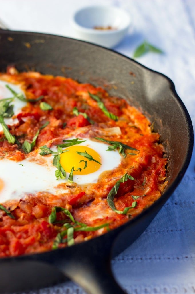 Eggs In Purgatory With Spaghetti Squash - She Likes Food