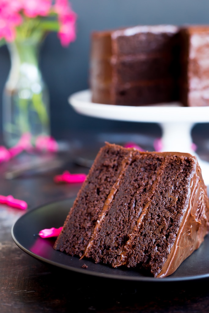 The Ultimate Gluten Free Chocolate Cake - The Loopy Whisk