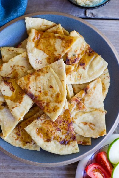 Pan Fried Pita Bread - She Likes Food