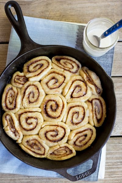 The Best Gluten Free Cinnamon Rolls {Vegan} - She Likes Food