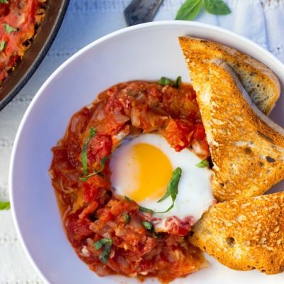 Eggs In Purgatory With Spaghetti Squash - She Likes Food