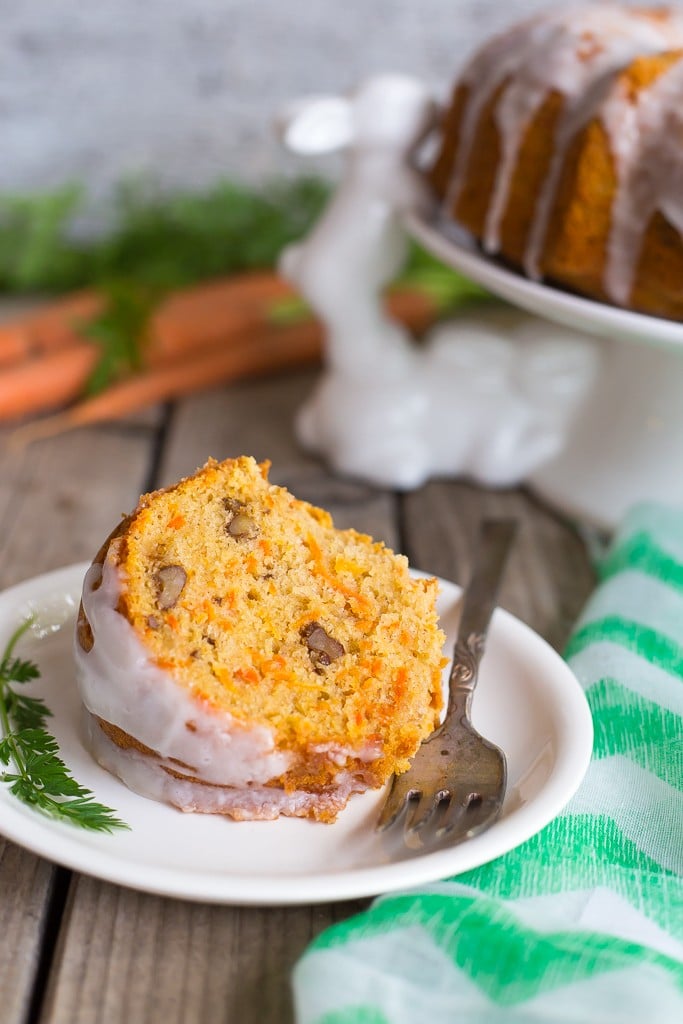 Easy and Moist Carrot Bundt Cake Recipe - Frosting and Fettuccine