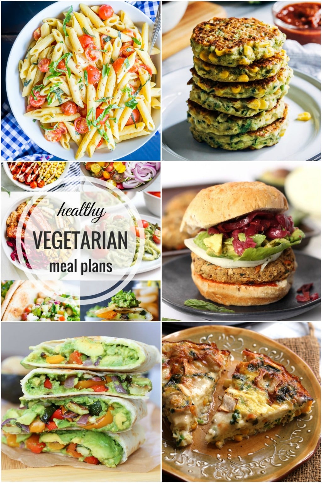 Healthy Vegetarian Meal Plan - Week 53 - She Likes Food