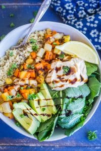 Roasted Root Vegetable Buddha Bowls - She Likes Food