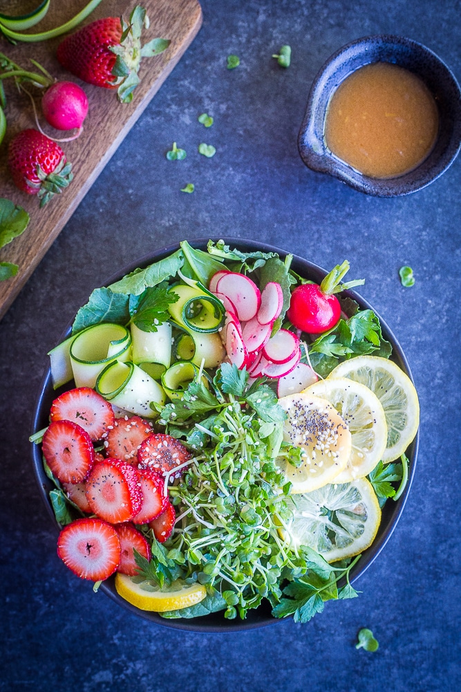 Honey-Miso Summer Salad Bowls – Floating Kitchen