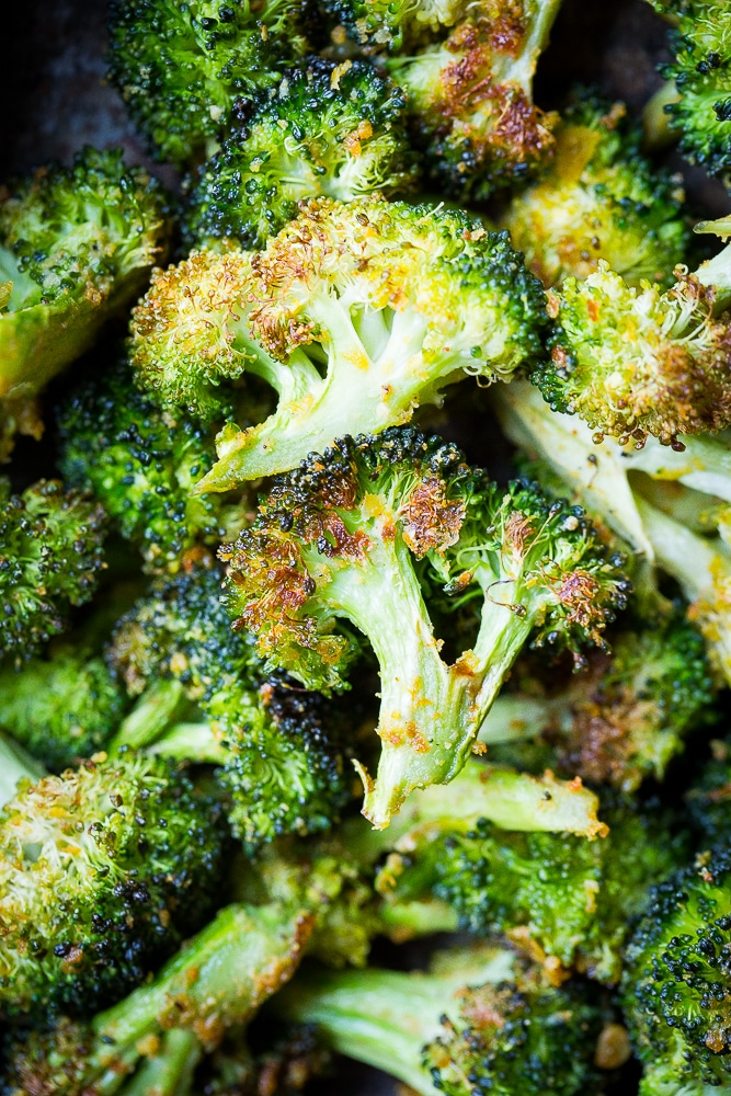 The Best Cheezy Roasted Broccoli With Garlic She Likes Food