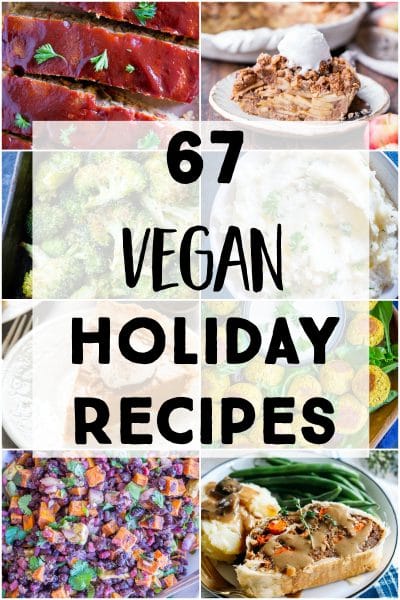 67 Vegan Holiday Recipes {Appetizers, Side Dishes, Salads, Main Dishes ...