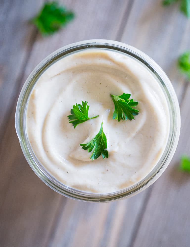 Creamy Cauliflower Alfredo Sauce - She Likes Food