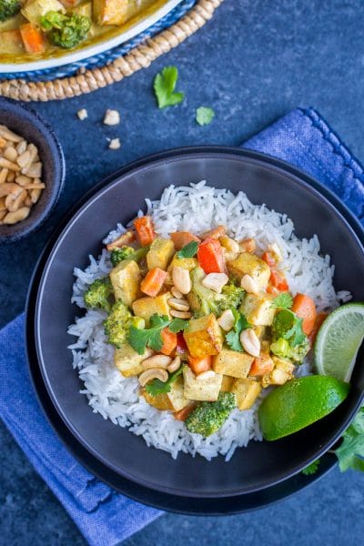 Easy Coconut Curry with Tofu {30 Minutes, One Pan} - She Likes Food