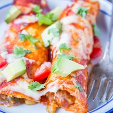 The Best Vegetarian Enchiladas - She Likes Food
