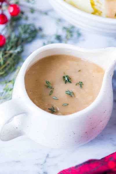 Easy Vegan Gravy - She Likes Food