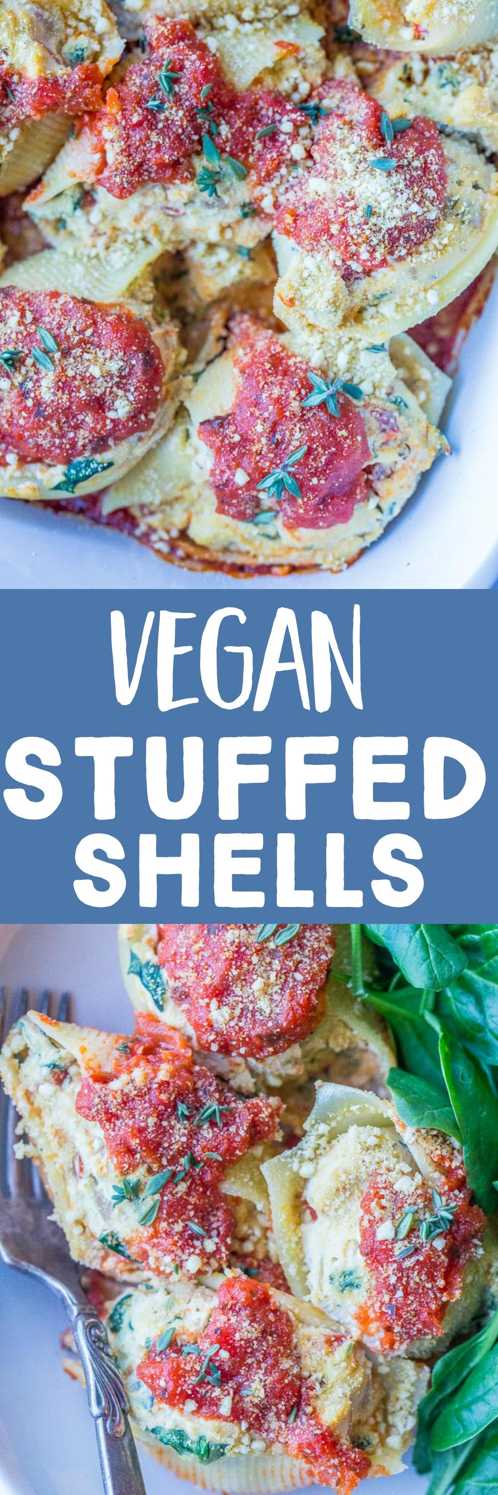 Vegan Stuffed Shells - She Likes Food