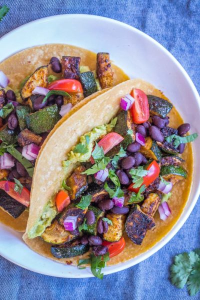 Blackened Zucchini Tacos - She Likes Food