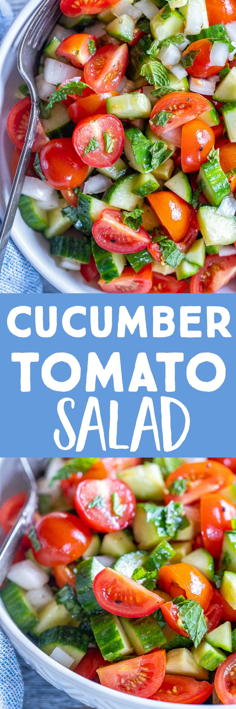 Cucumber Tomato Salad - She Likes Food