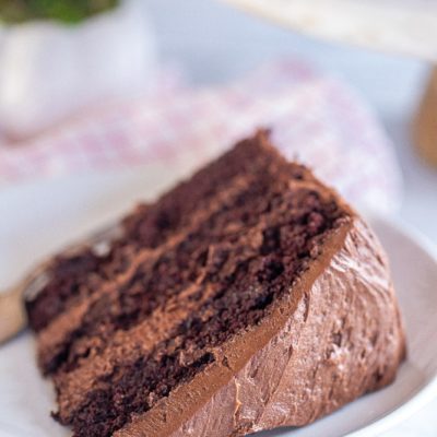 The BEST Vegan Chocolate Cake - She Likes Food