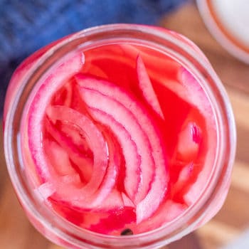 Easy Refrigerator Pickled Onions - She Likes Food