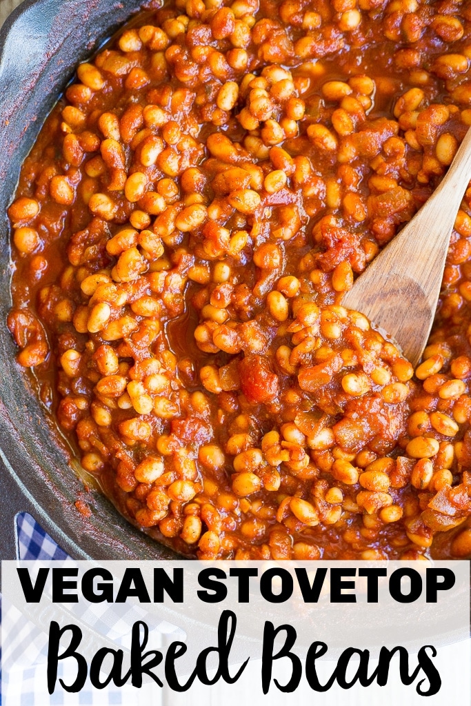 Vegan Stovetop Baked Beans - She Likes Food