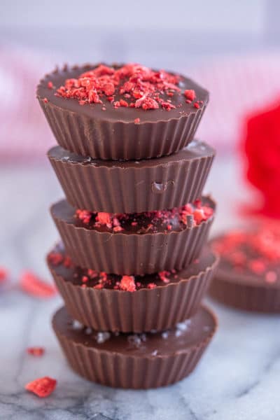 Strawberry Coconut Chocolate Cups - She Likes Food