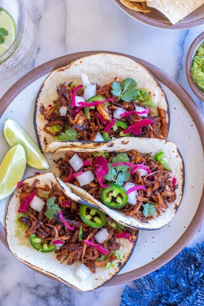 Vegan Carnitas with Mushrooms - She Likes Food