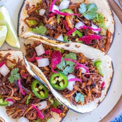 Vegan Carnitas with Mushrooms - She Likes Food