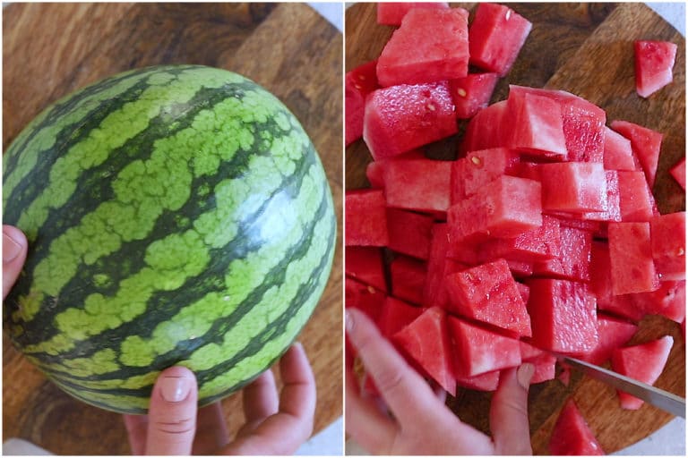 2-Ingredient Watermelon Lemonade - She Likes Food