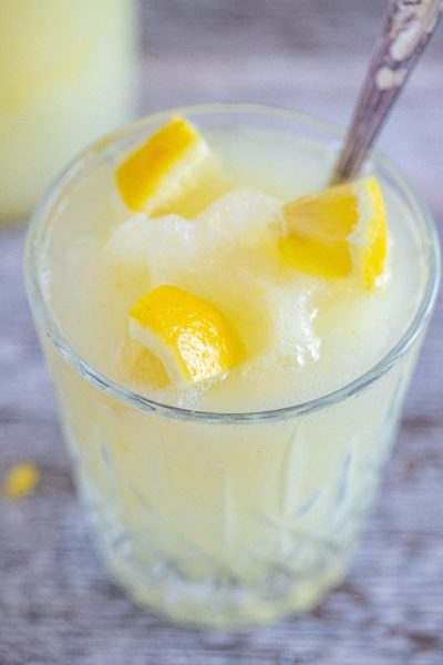 Easy Frozen Lemonade - She Likes Food