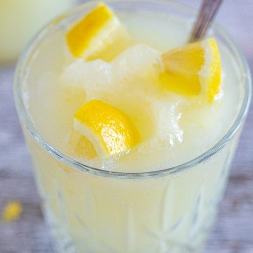 Easy Frozen Lemonade - She Likes Food