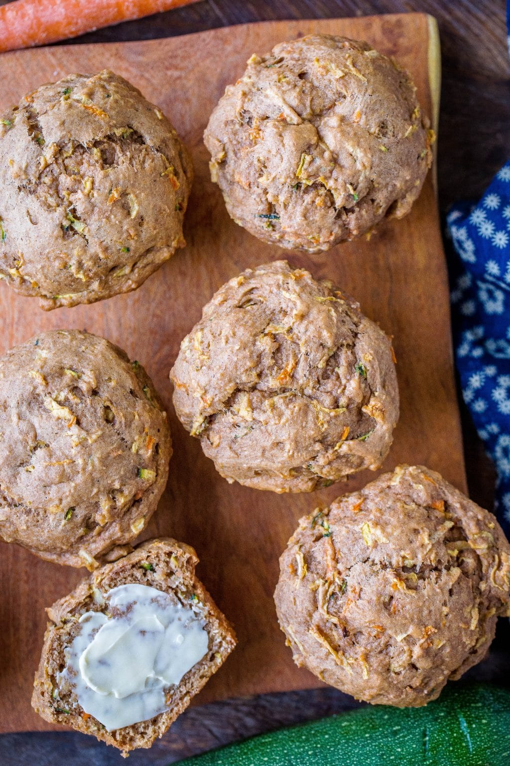 Zucchini Apple Carrot Muffins She Likes Food