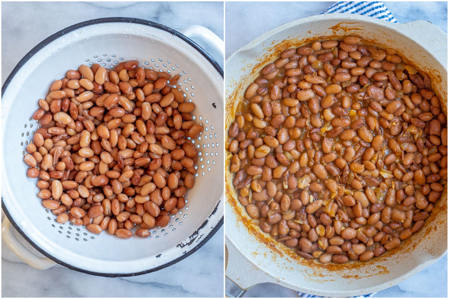 Easy Homemade Refried Beans - She Likes Food