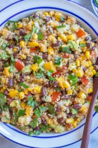 Mango Black Bean Quinoa Salad - She Likes Food