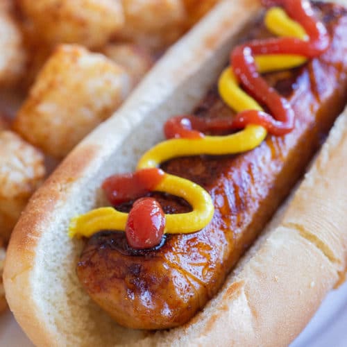 Easy Homemade Vegan Hot Dog Recipe - She Likes Food