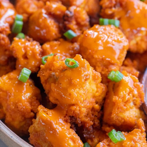 Vegan Buffalo Tofu Wings - She Likes Food