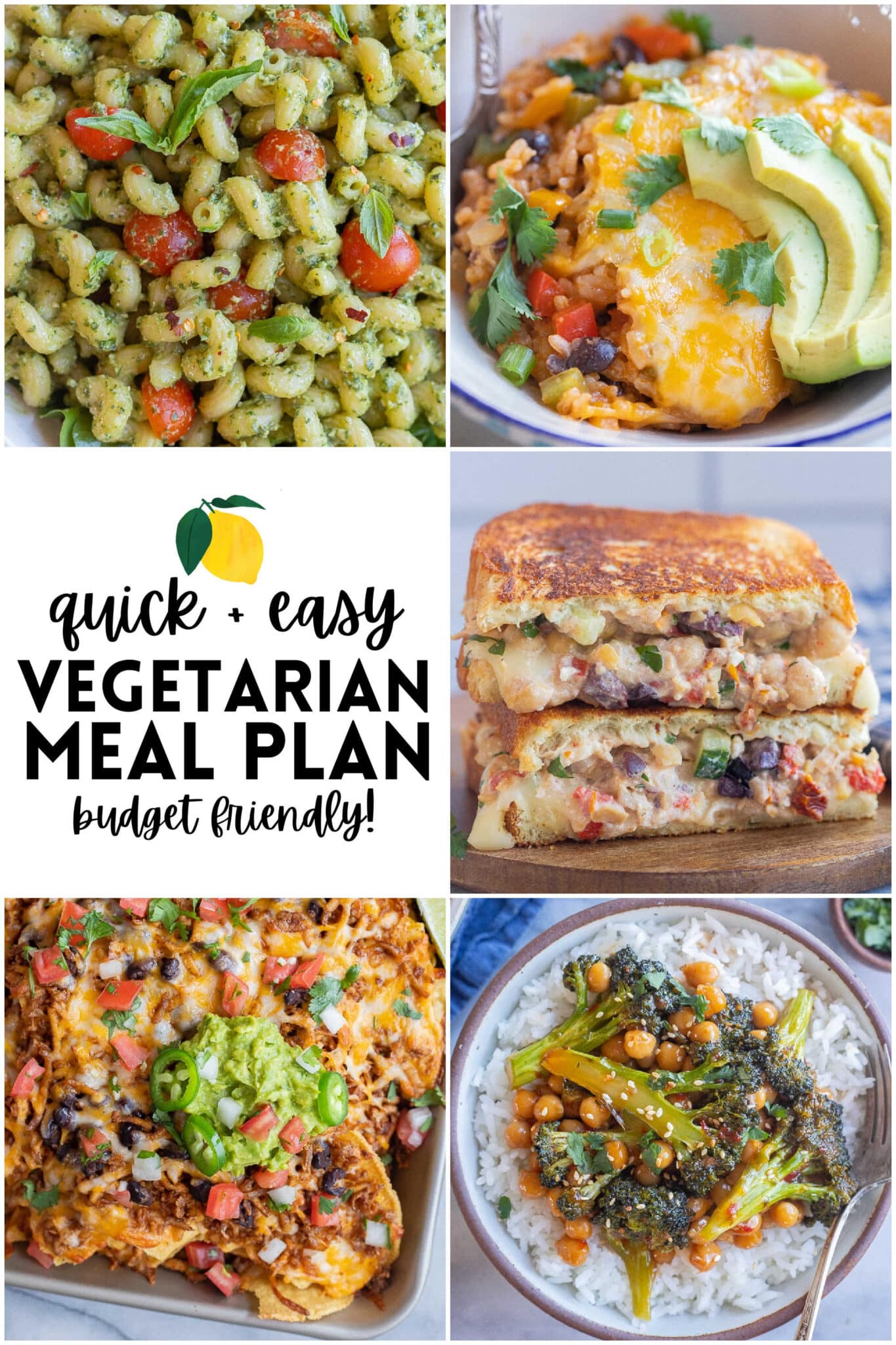 Vegetarian Meal Plan – Week 6