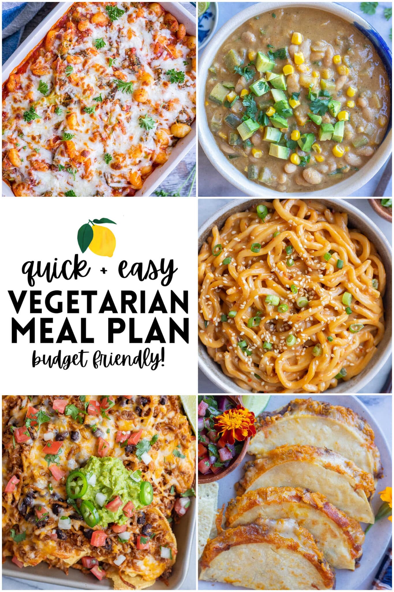 Straightforward Vegetarian Meal Plan – Week 8