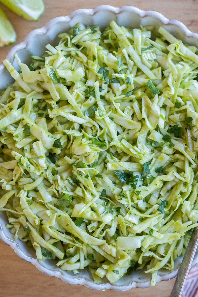 Cilantro Lime Cabbage Salad – She Likes Meals