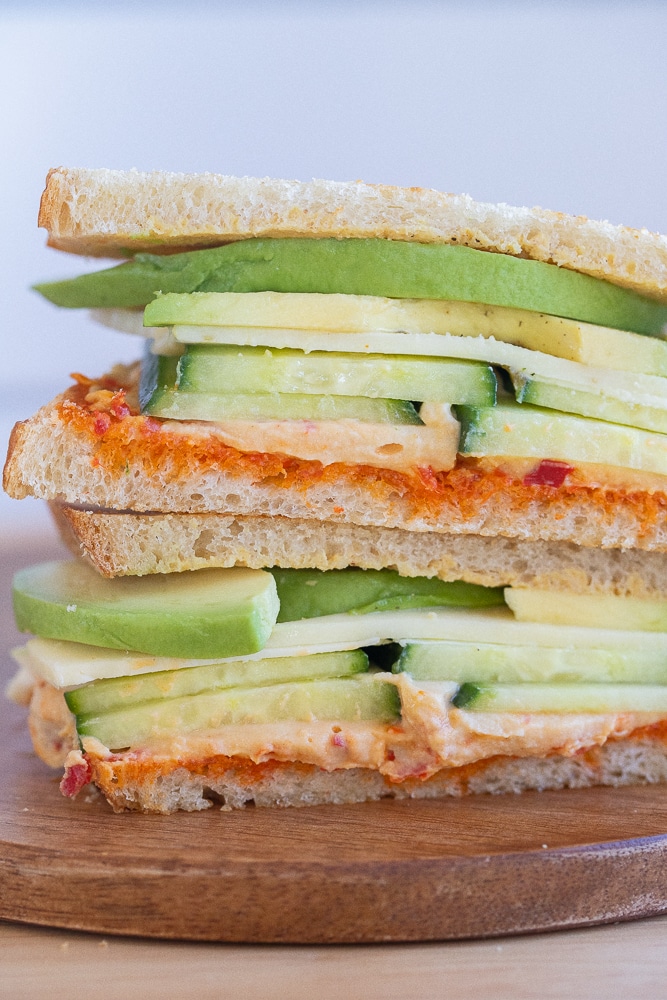 Hummus and Avocado Sandwiches – She Likes Meals