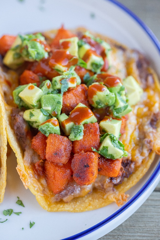 Seasoned Candy Potato Tacos – She Likes Meals