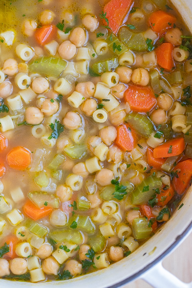 Vegan Chickpea Noodle Soup – She Likes Meals